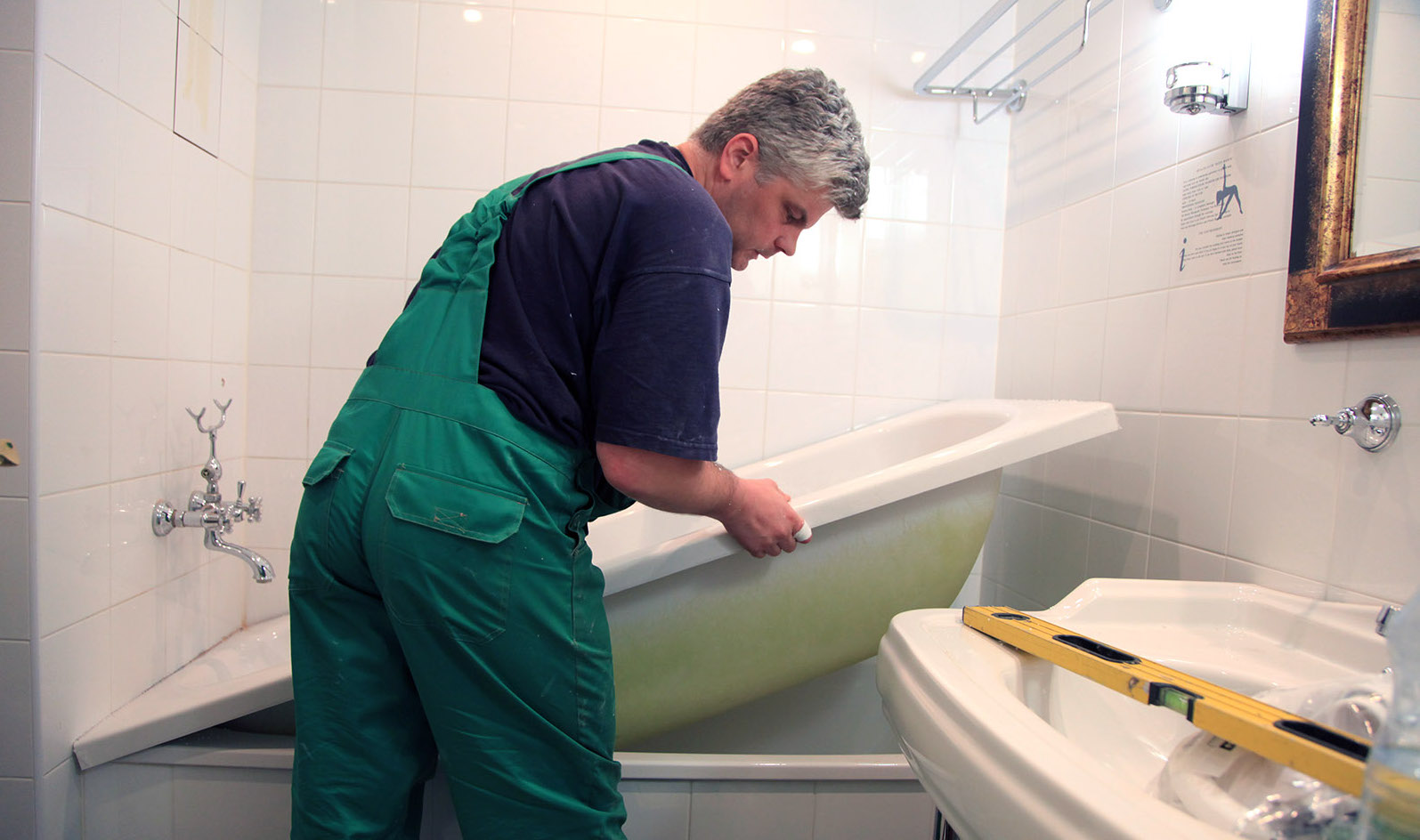 Акриловый вкладыш реставрация ванной
